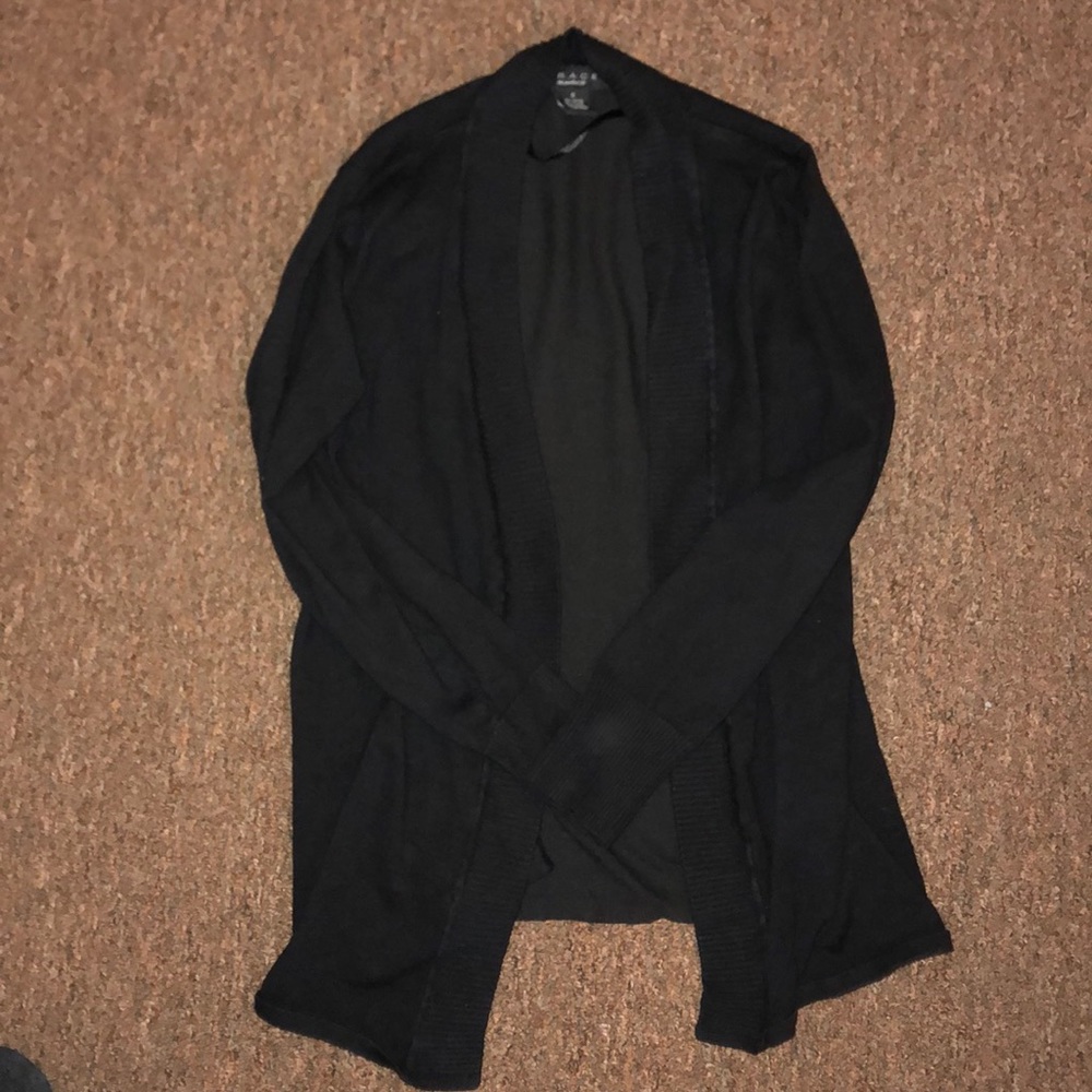 Black cardigan